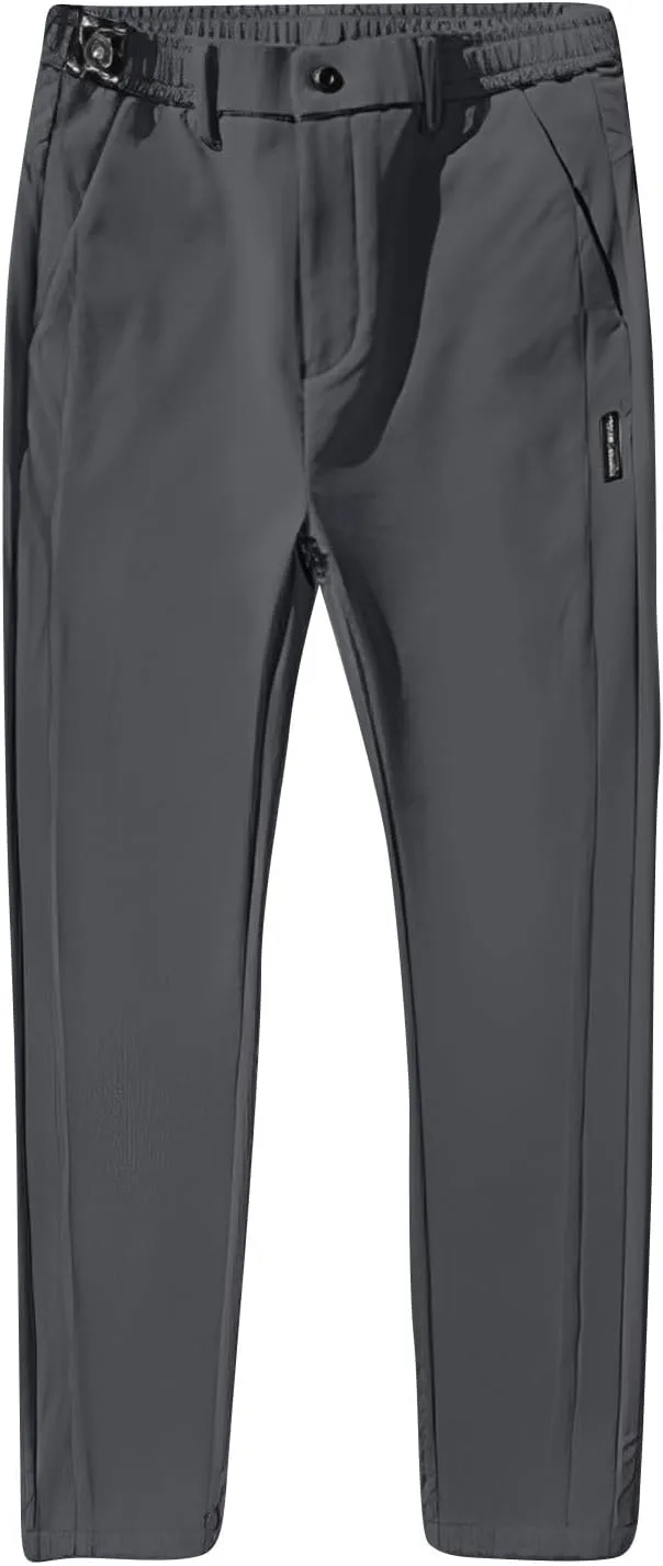 2025 Summer Men's Casual Pants Loose Straight Leg Business Pants