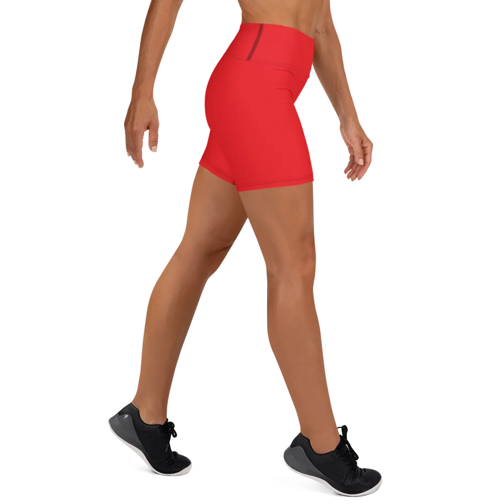 Athletic Apparatus Red 1 Yoga Shorts