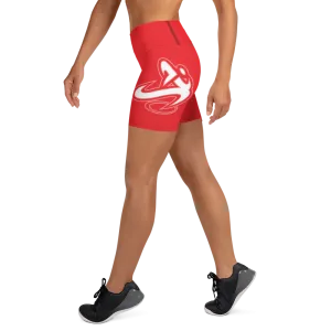 Athletic Apparatus Red 1 Yoga Shorts