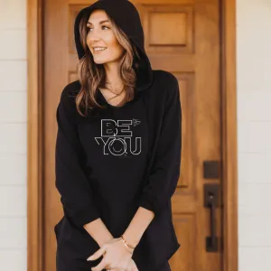 BE YOU Premium Inspirational Hoodie - Black