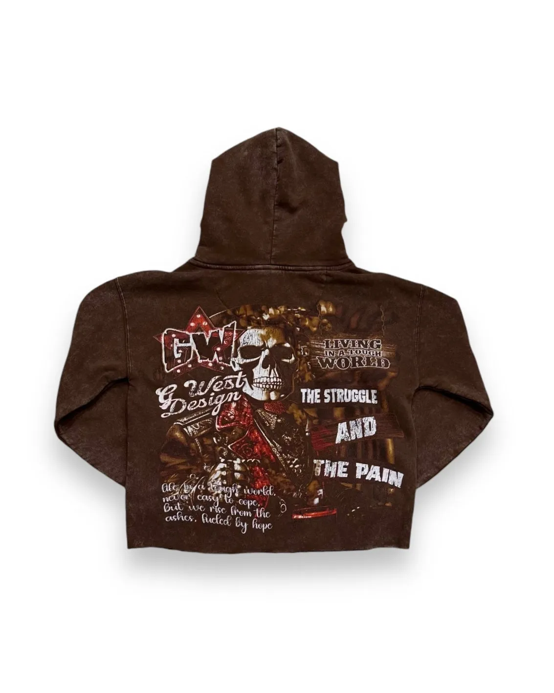 Being Enlightened Crop Hoodie