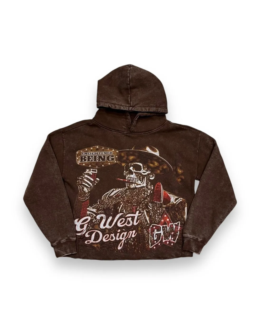Being Enlightened Crop Hoodie