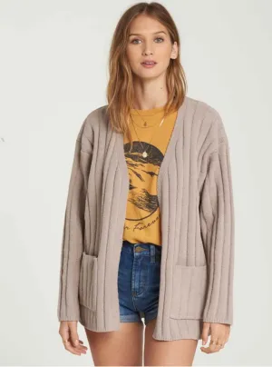 Billabong Women's Just Relax Chenille Cardigan | Coconut Shell
