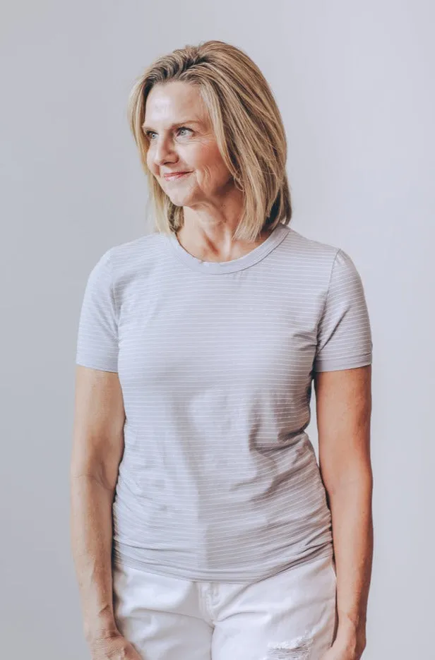Casual Slim Stripe Baby Shirt