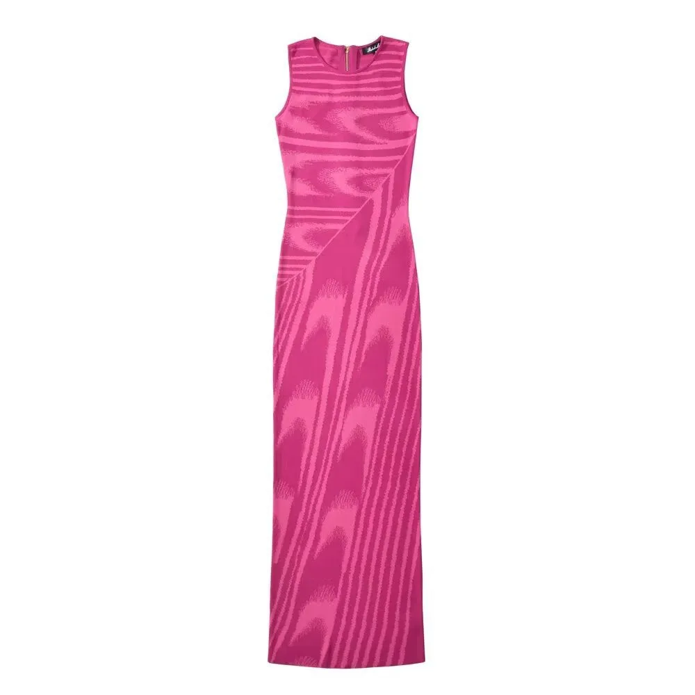 Chic Abstract Knitted Long Dress