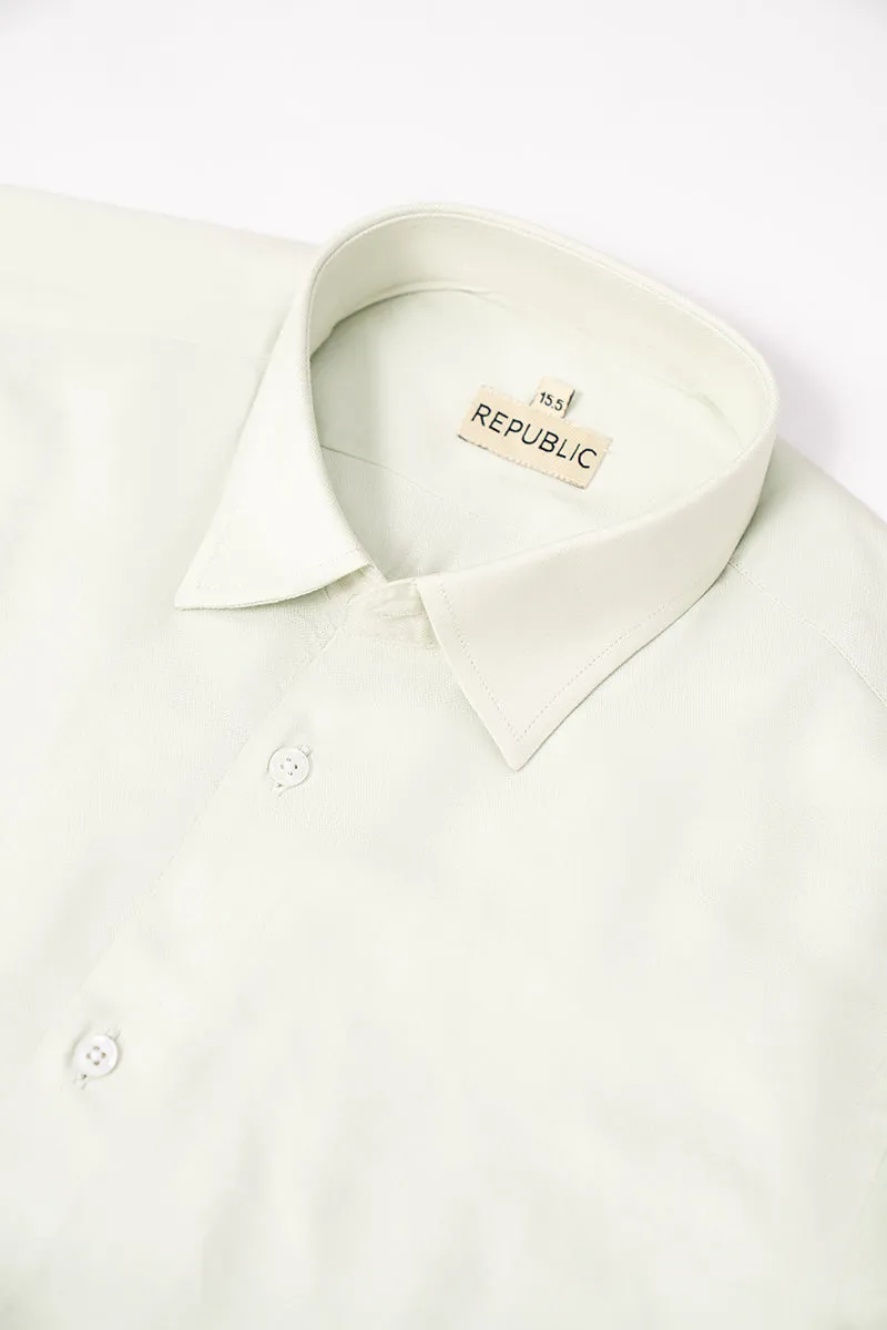 CLASSIC FIT LIGHT GREEN FORMAL SHIRT