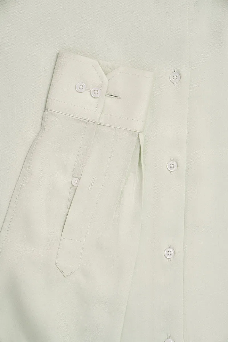 CLASSIC FIT LIGHT GREEN FORMAL SHIRT