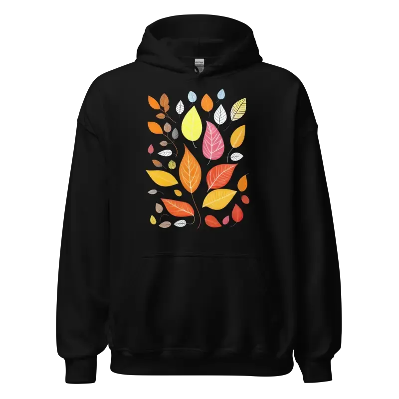Colorful Leaves Unisex Hoodie for Autumn Leaves