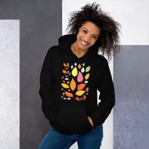 Colorful Leaves Unisex Hoodie for Autumn Leaves