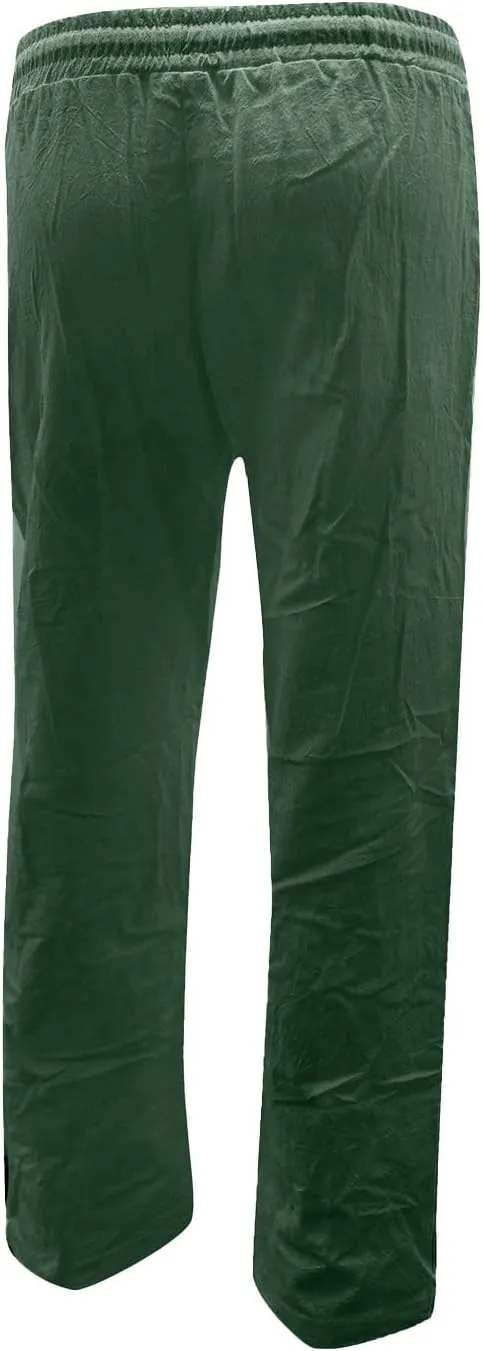 Corduroy Pleated Pants for Women Winter Twill Travel Thermal with Pockets Straight Leg Straight Leg