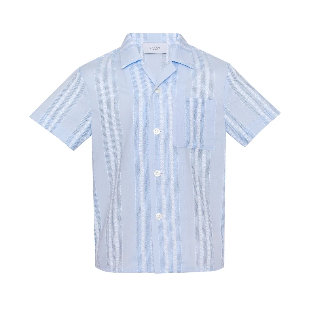 Cotton Shirt Lagoon, Blue