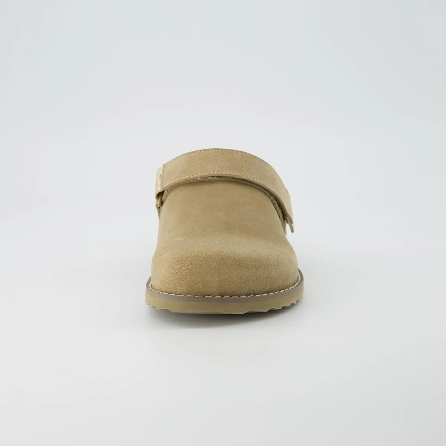 CUSHIONAIRE Women's Boulder Genuine Suede Clog with Swivel Strap  Lightweight EVA Sole, Memory Foam Insole, Wide Widths Available