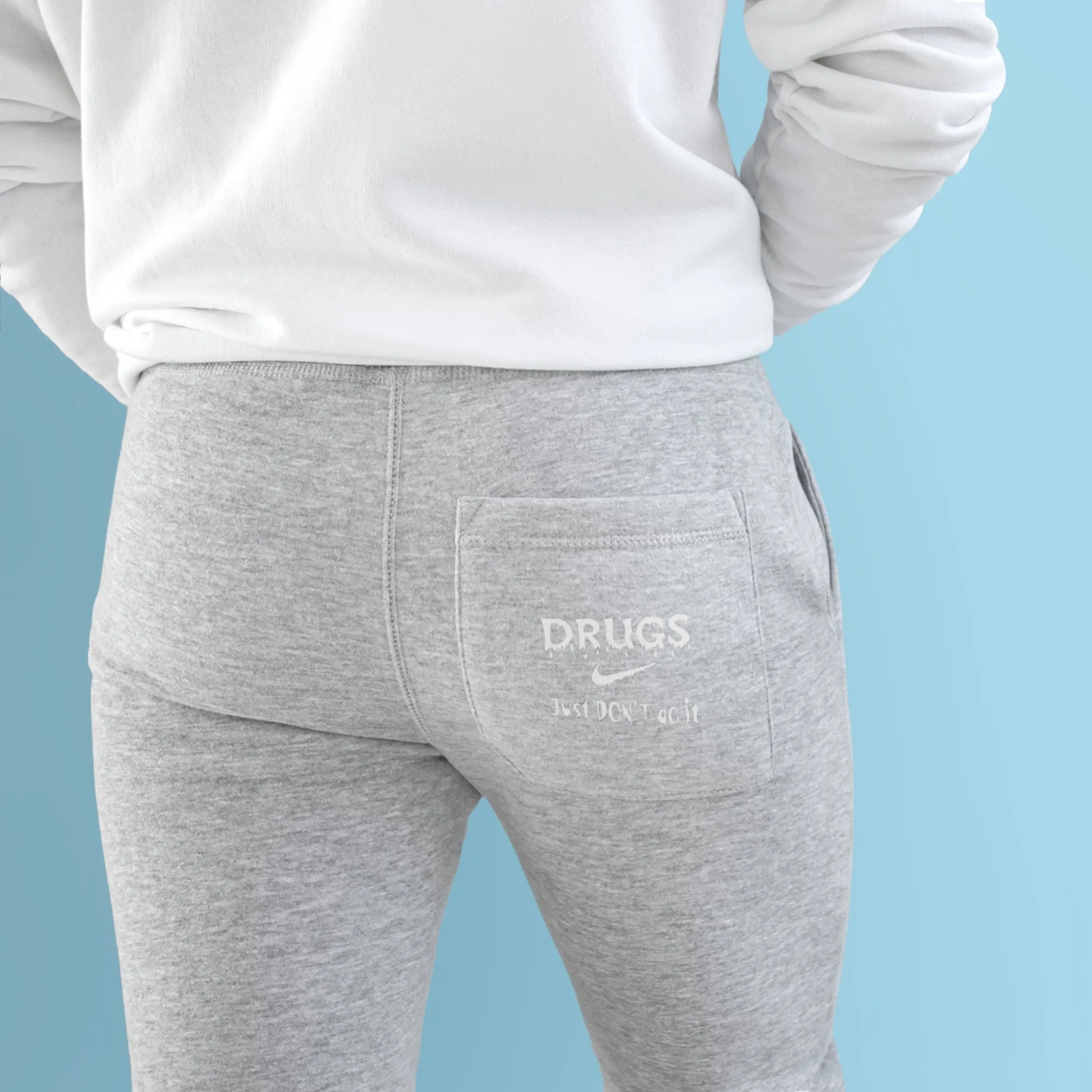 DRUGS, Just don't do it Unisex Fleece Joggers