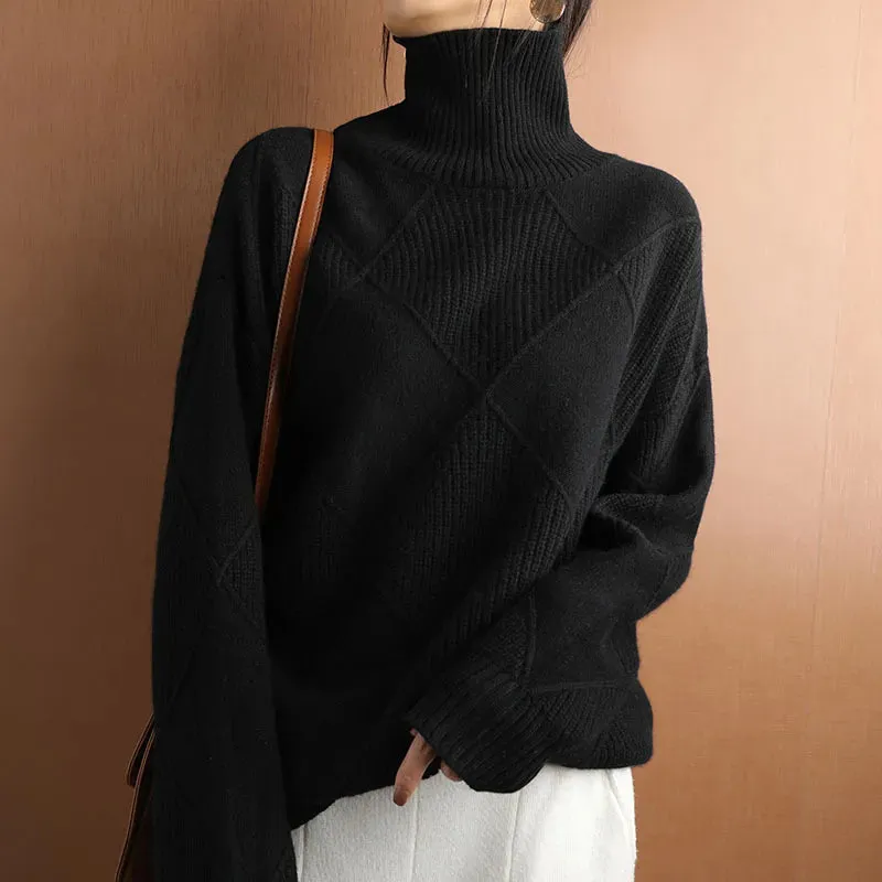 Evie - Comfortable Soft Turtleneck Sweater