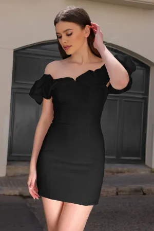 Felicia Mini Dress - Black