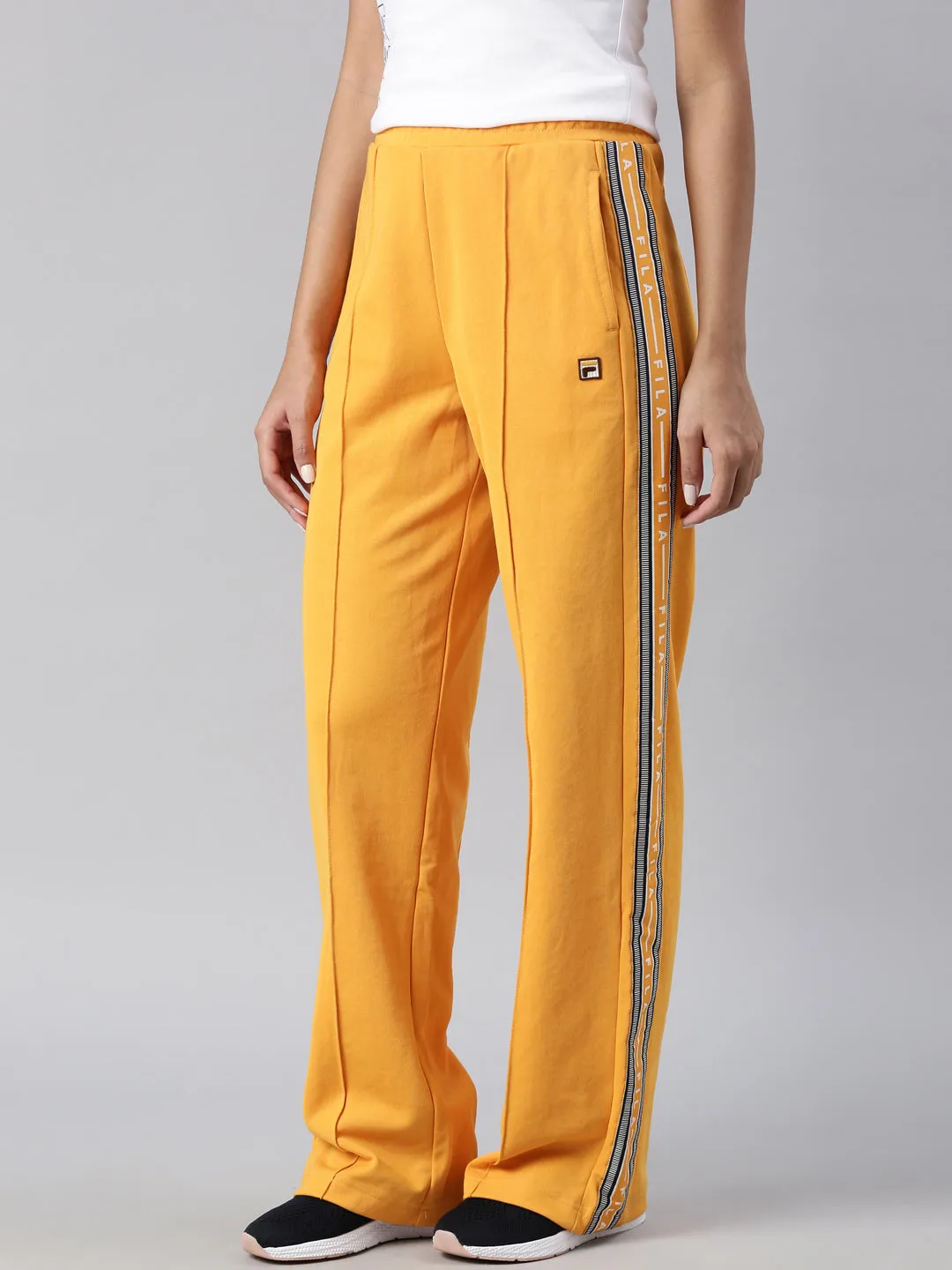Fila Yellow Ella Women's Flare Pants