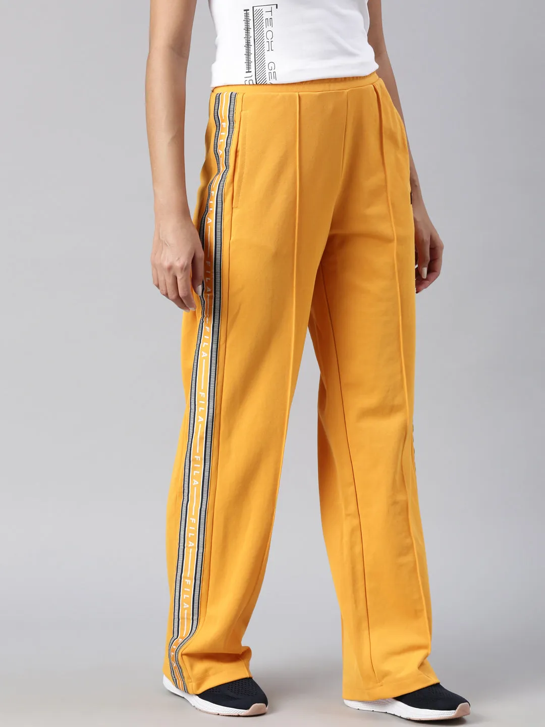 Fila Yellow Ella Women's Flare Pants
