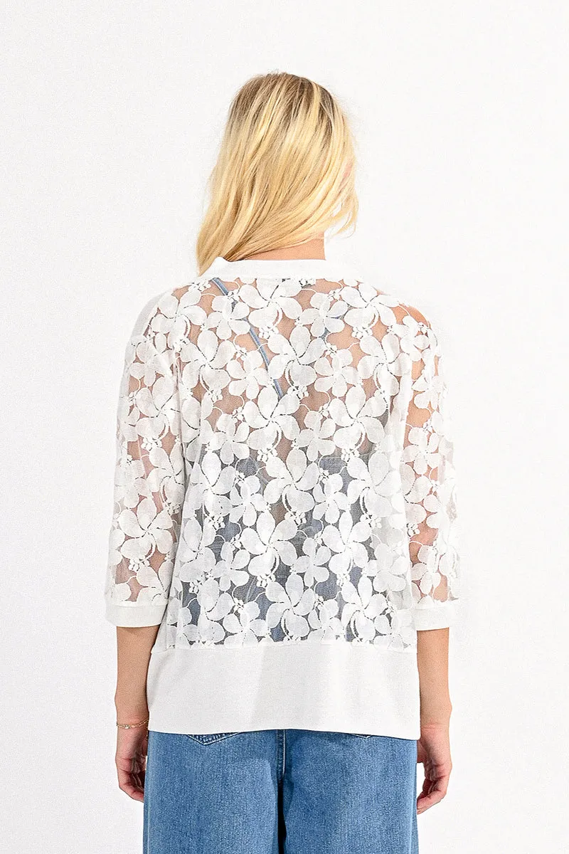 *FINAL SALE* Molly Bracken Daisy Lace Cardigan - Multiple Colors