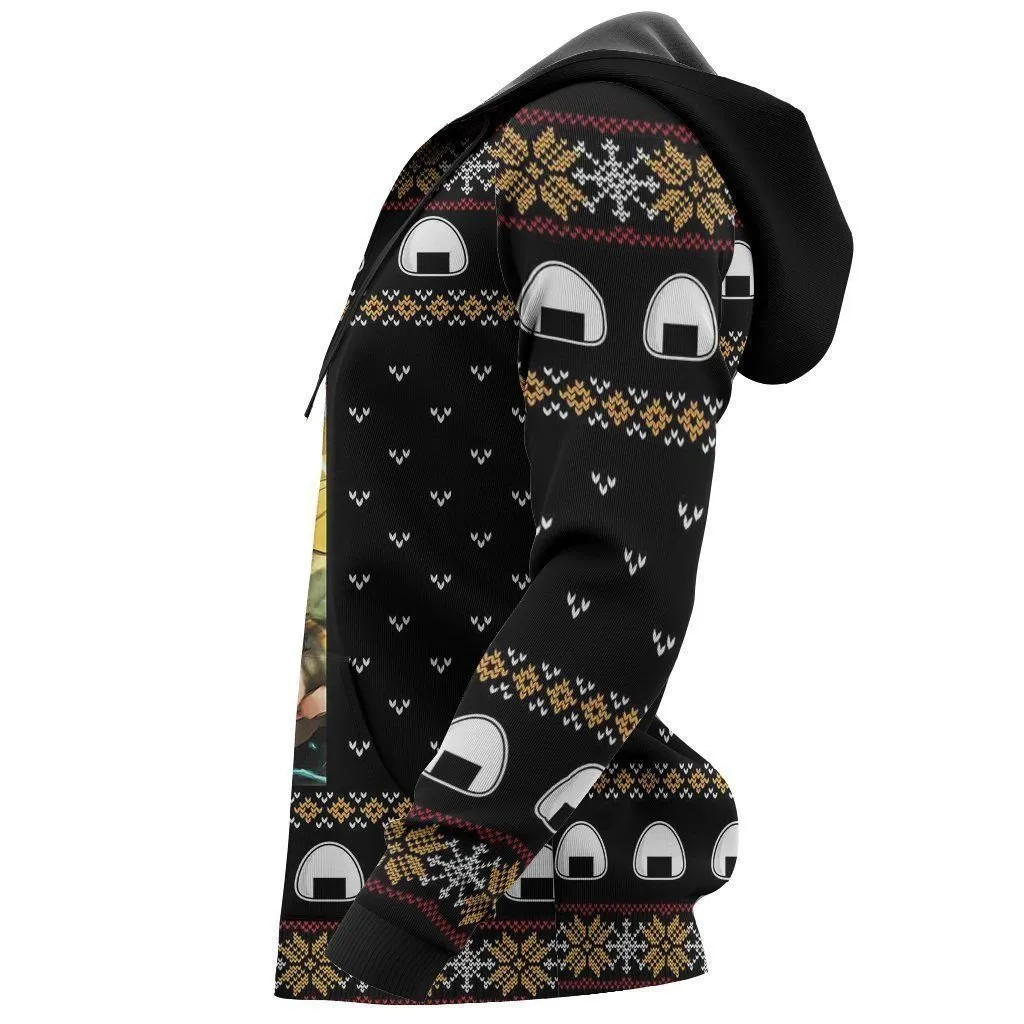 Giftngon - Zenitsu Agatsuma Ugly Christmas Sweater Demon Slayer Anime Custom Xmas Clothes