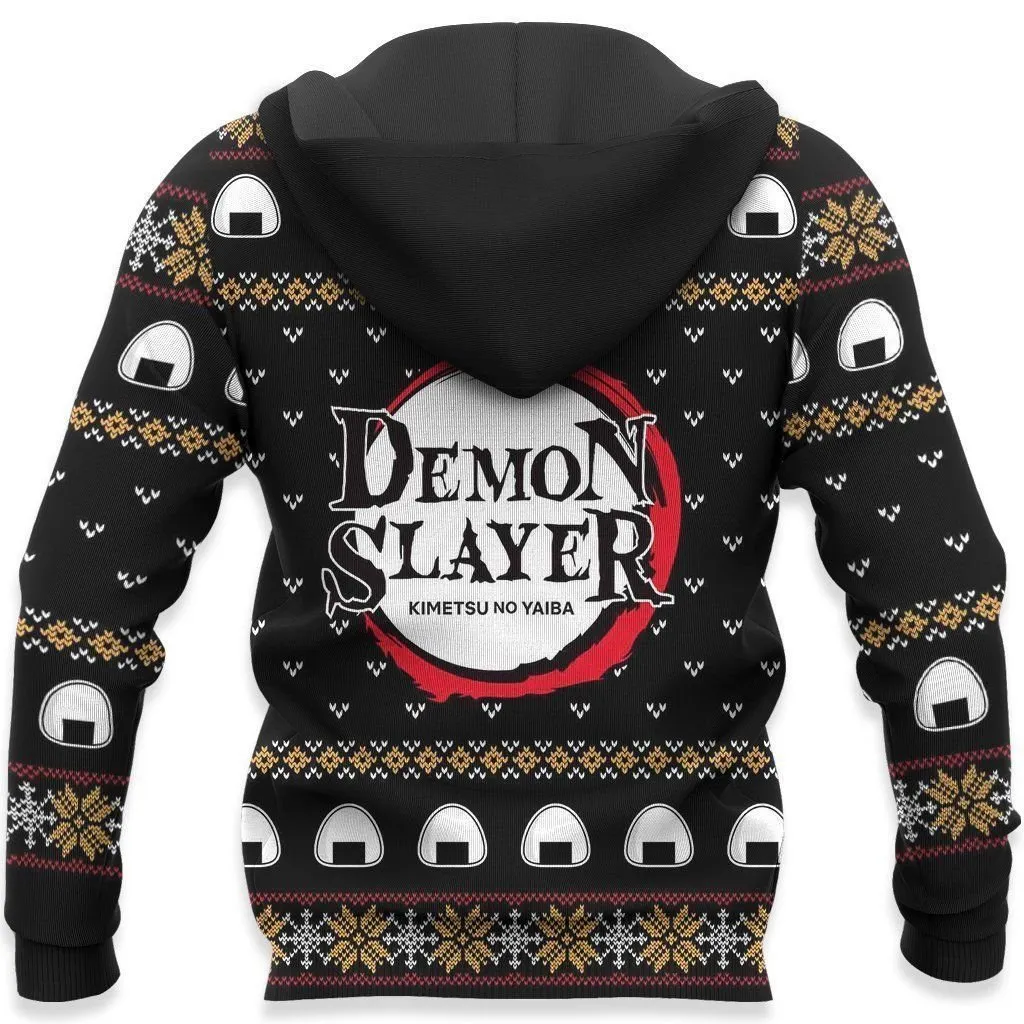 Giftngon - Zenitsu Agatsuma Ugly Christmas Sweater Demon Slayer Anime Custom Xmas Clothes