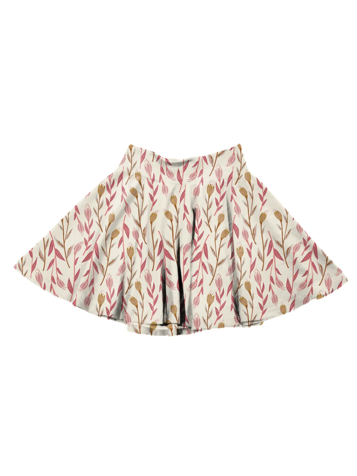 Girls Fall Skirt in Sweet Plain