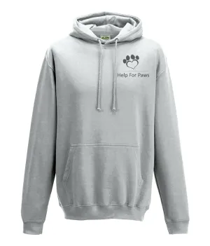 Help For Paws Ash Grey Hoodie