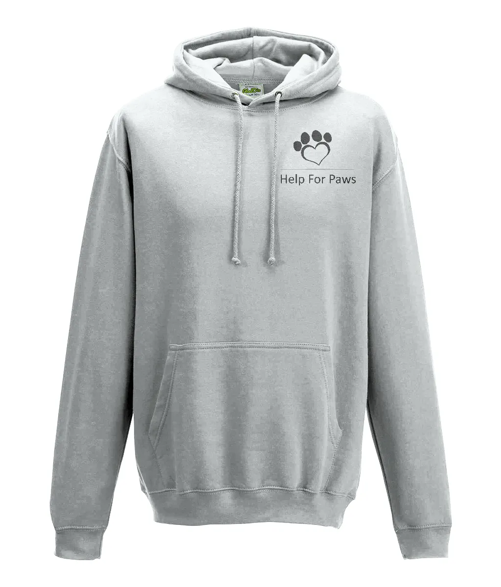 Help For Paws Ash Grey Hoodie