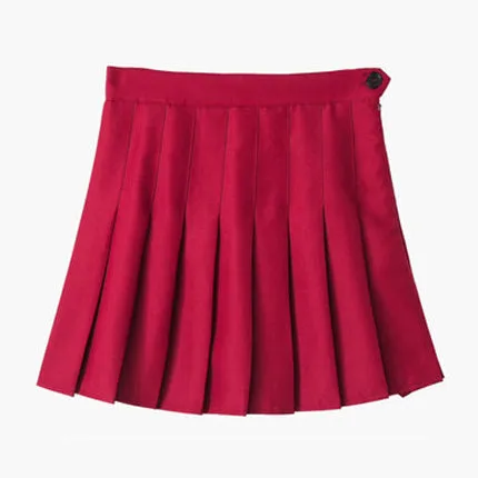 High Waist Pleated Skirt