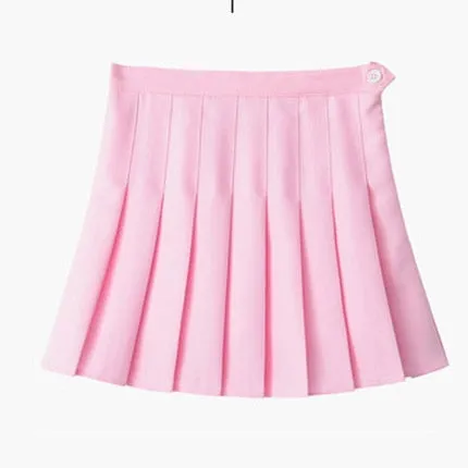 High Waist Pleated Skirt