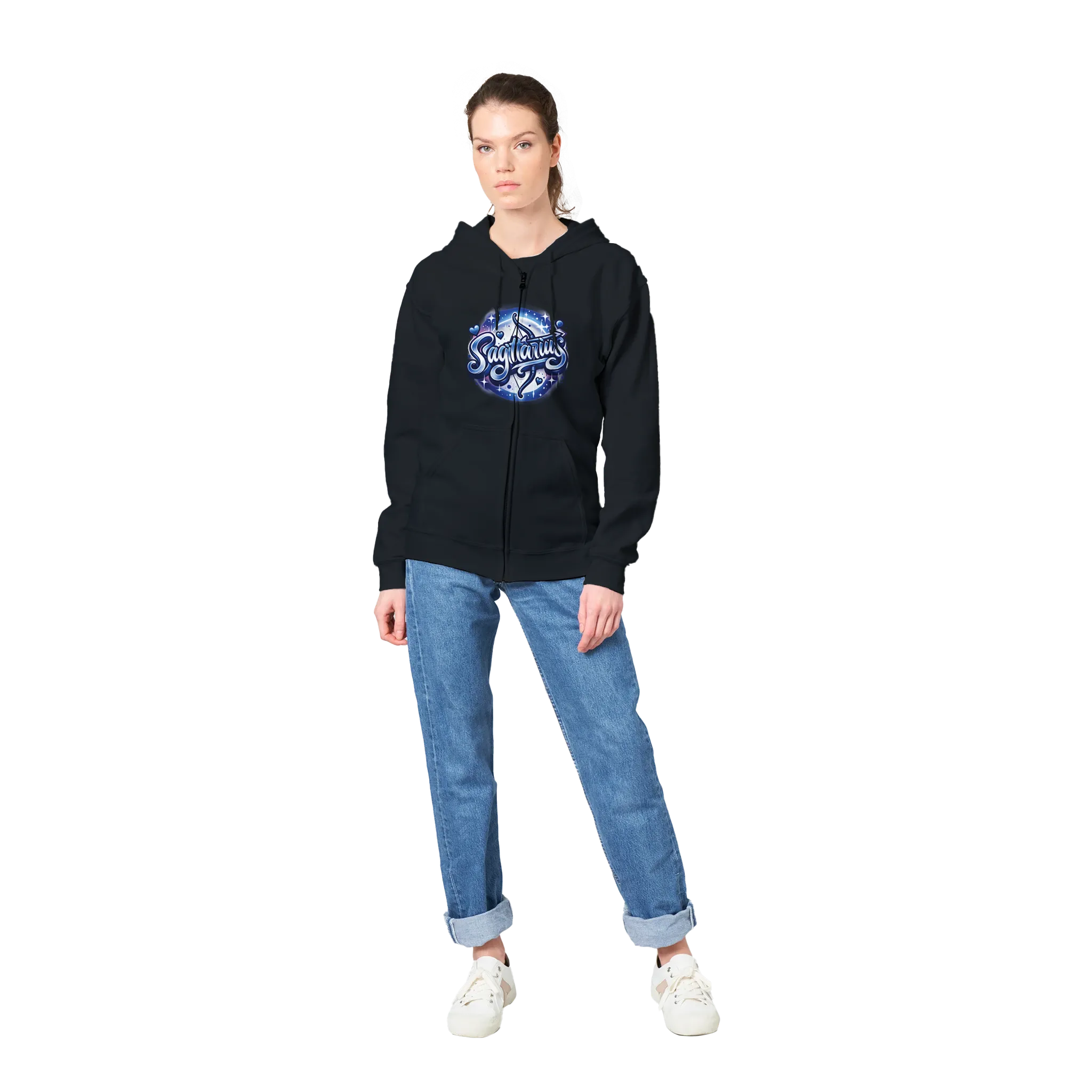 Inspired Zodiac SAGITTARIUS_ Sign/ Premium Unisex Zip Hoodies