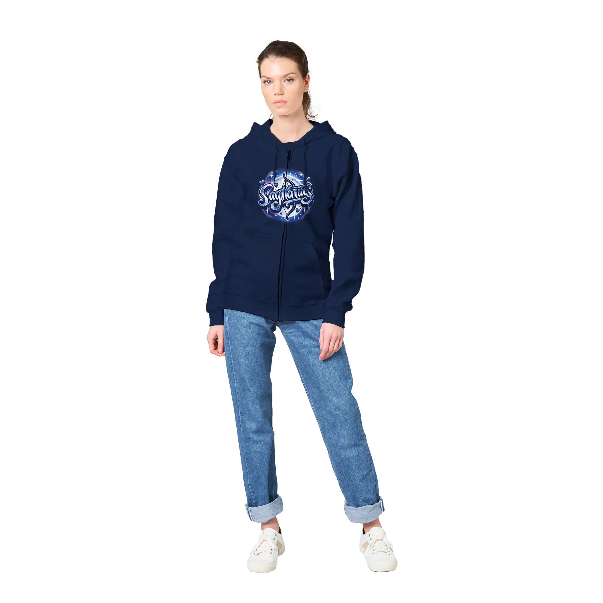 Inspired Zodiac SAGITTARIUS_ Sign/ Premium Unisex Zip Hoodies