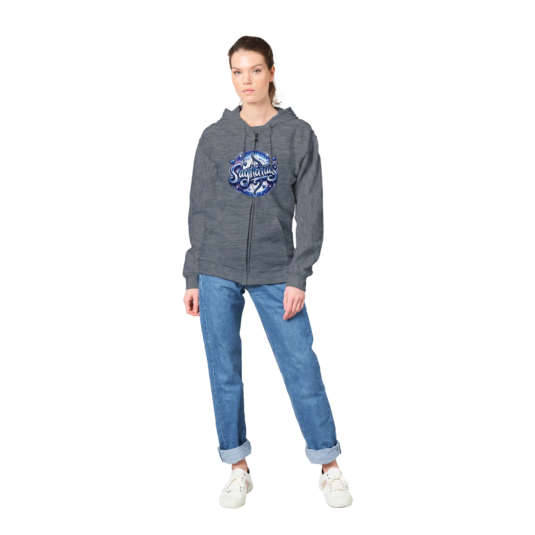 Inspired Zodiac SAGITTARIUS_ Sign/ Premium Unisex Zip Hoodies
