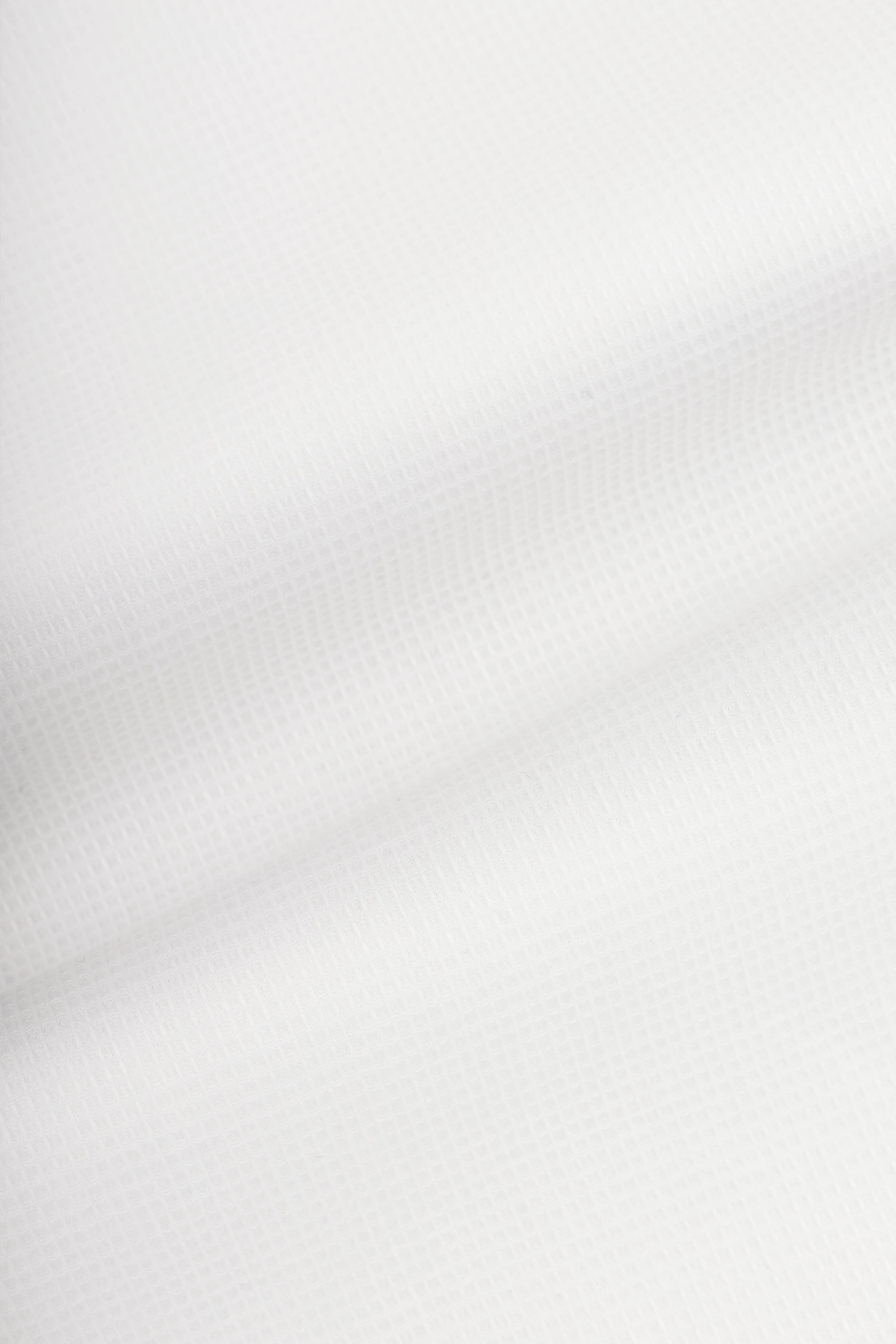 Jacquard White Casual Shirt