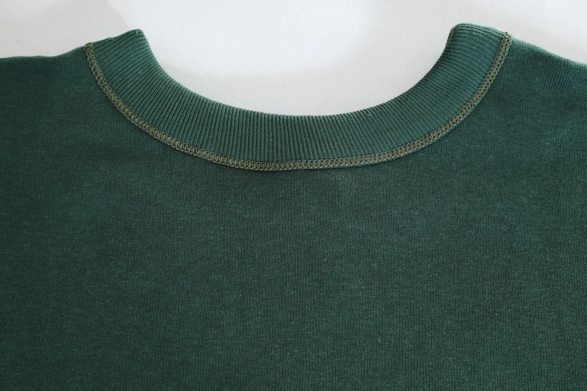 John Gluckow X Warehouse Co. 10oz Loopwheeled Classic Sweatshirt (Dark Green)