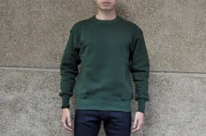 John Gluckow X Warehouse Co. 10oz Loopwheeled Classic Sweatshirt (Dark Green)