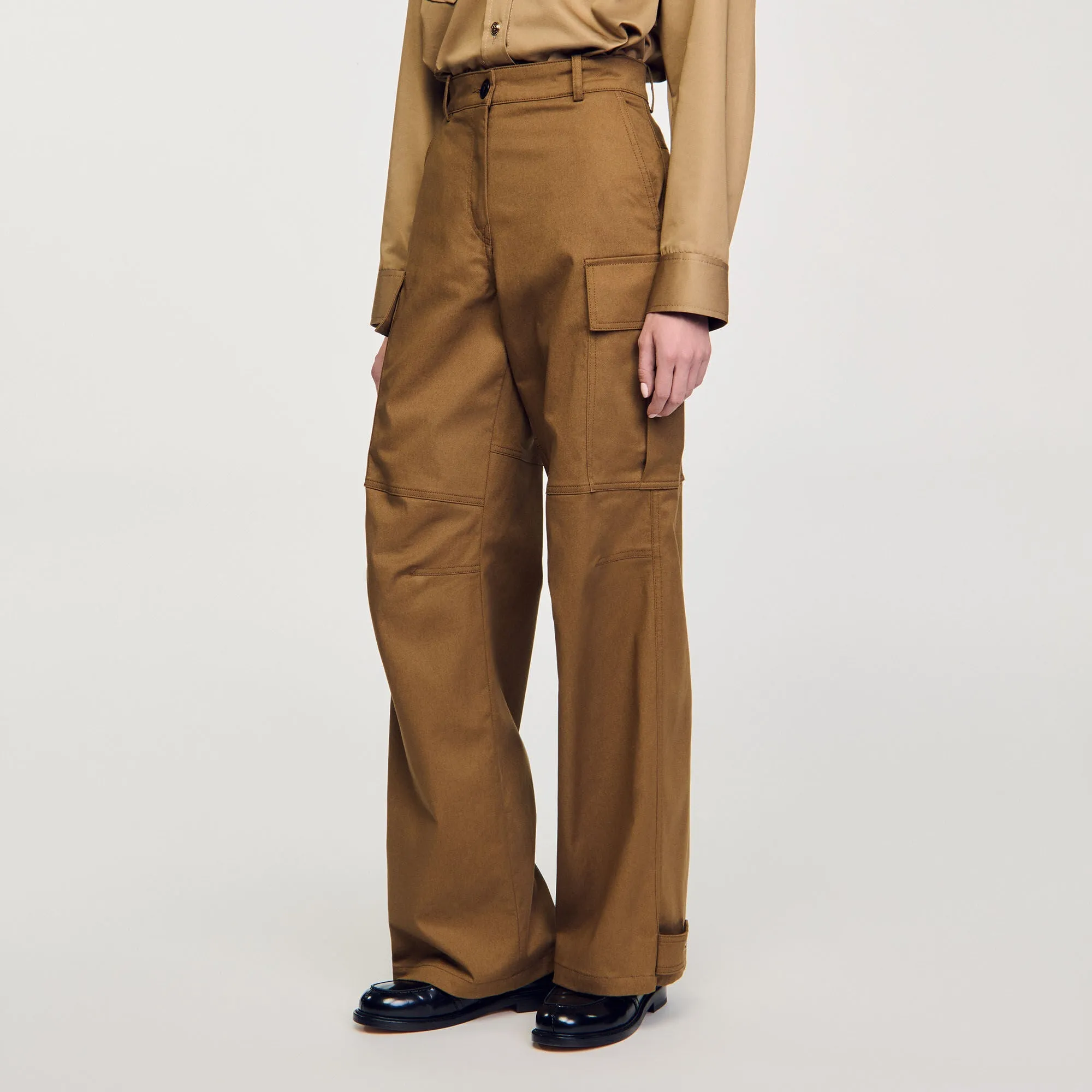 Marlon Cargo Trousers Clay