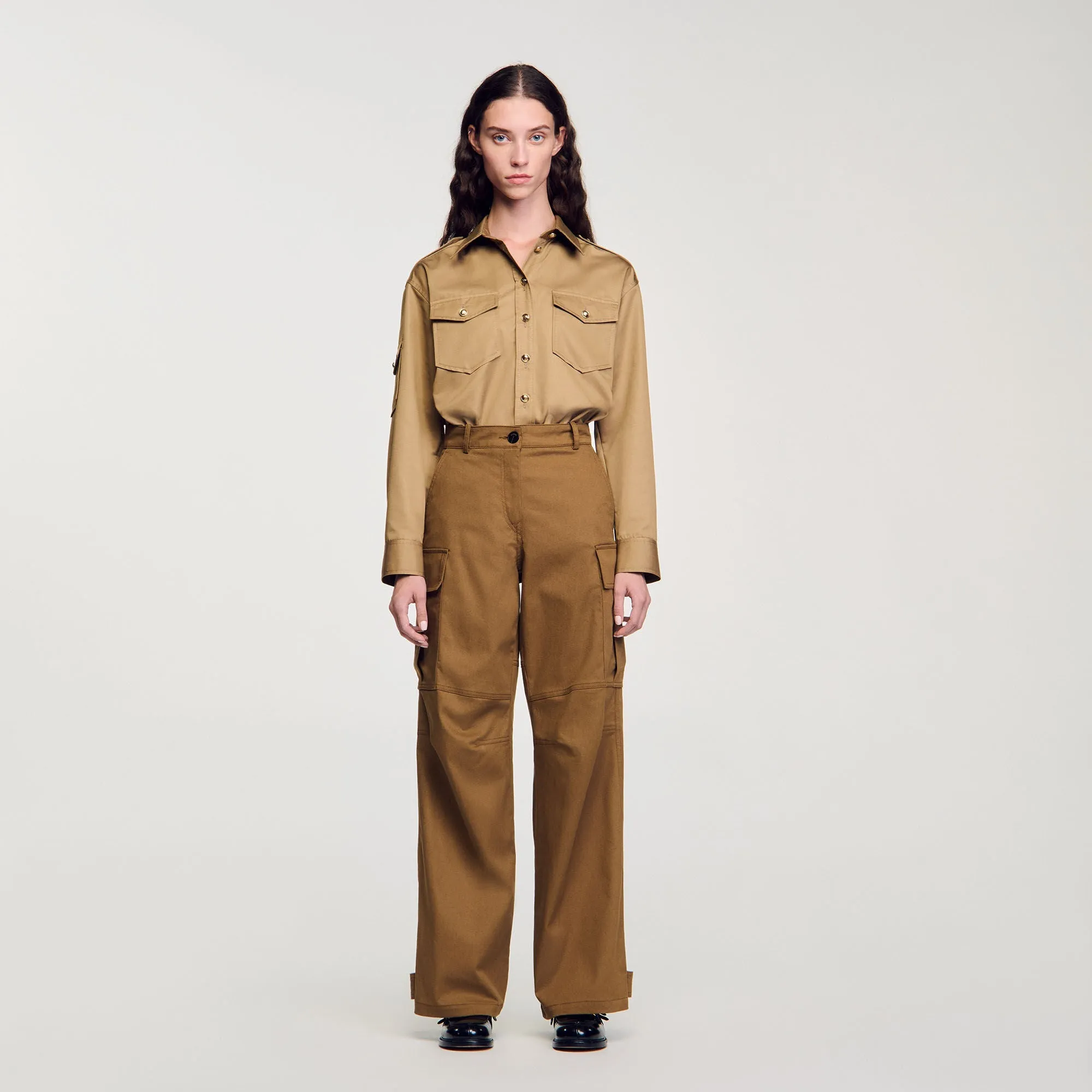 Marlon Cargo Trousers Clay