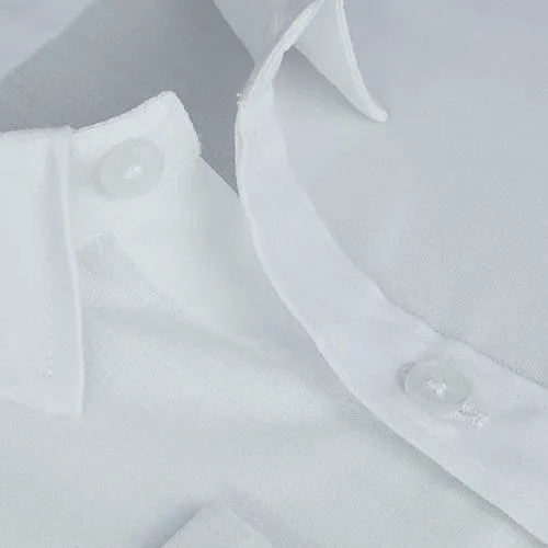 Men's 100% Cotton Self Design Full Sleeves Shirt (White)
