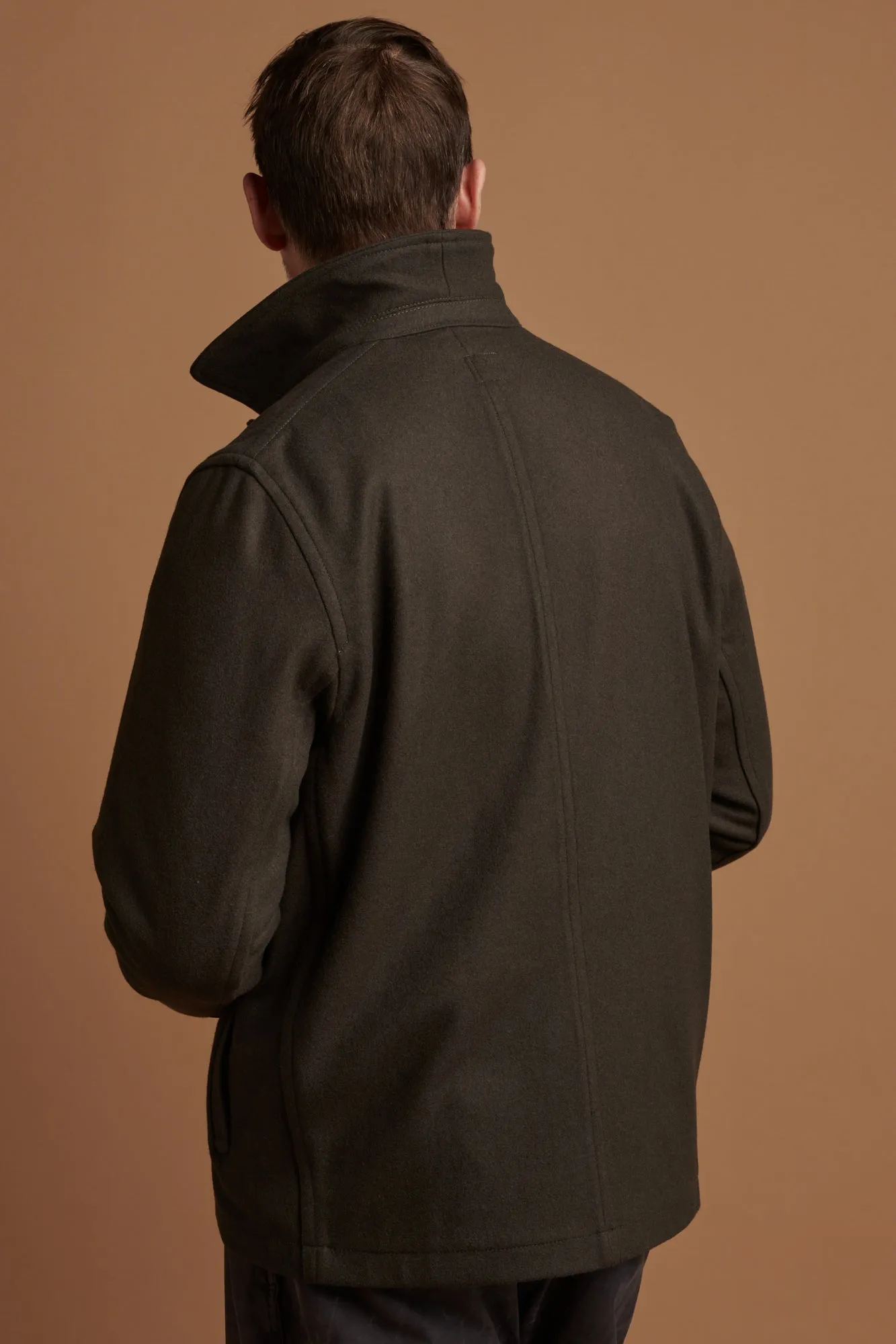 Men's Arthur Wool Chore Jacket - Drab