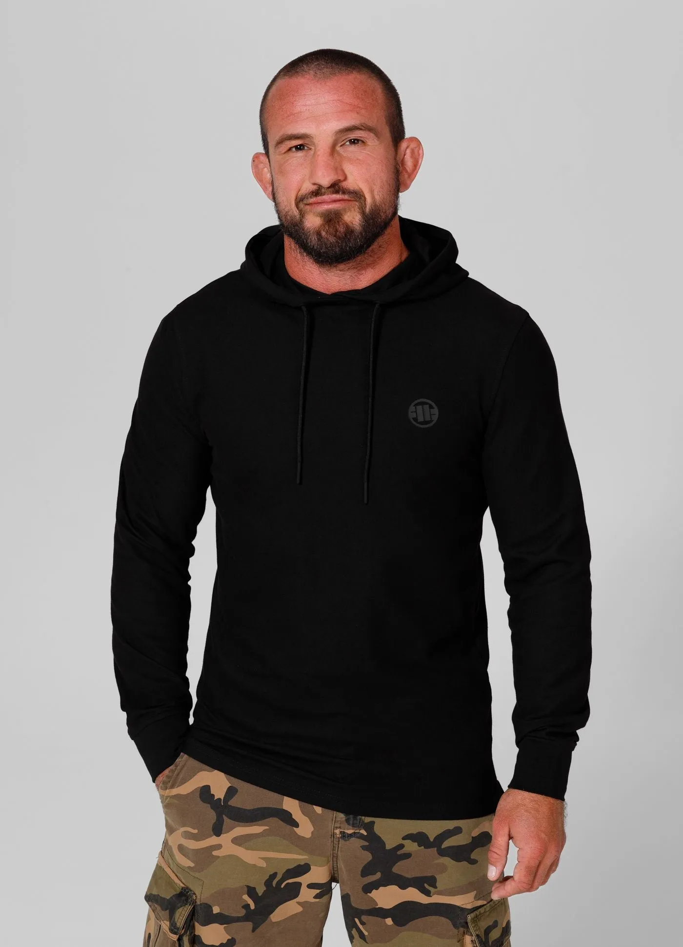 Men's Hoodie Pique Rockey - Black