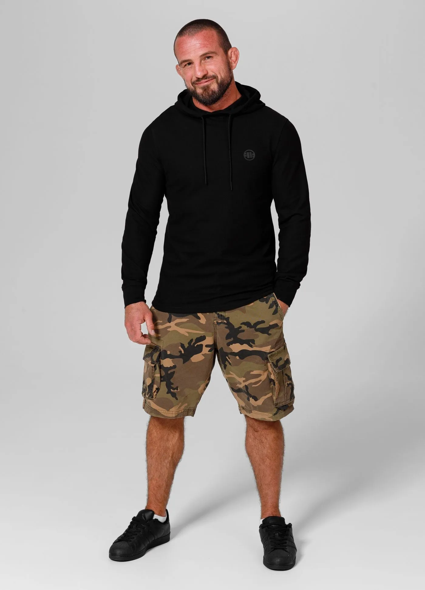 Men's Hoodie Pique Rockey - Black