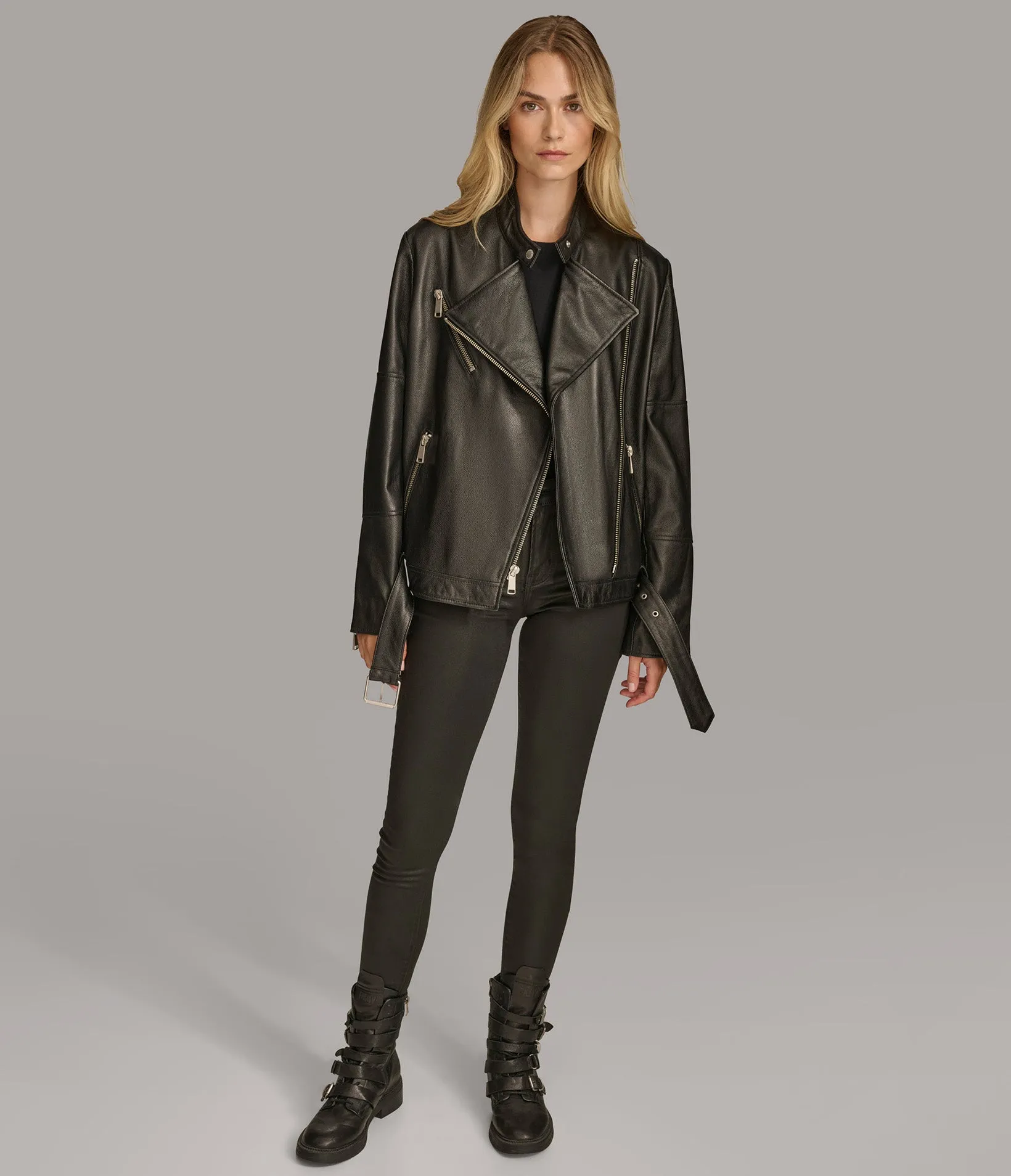 Miley Oversized Moto Jacket