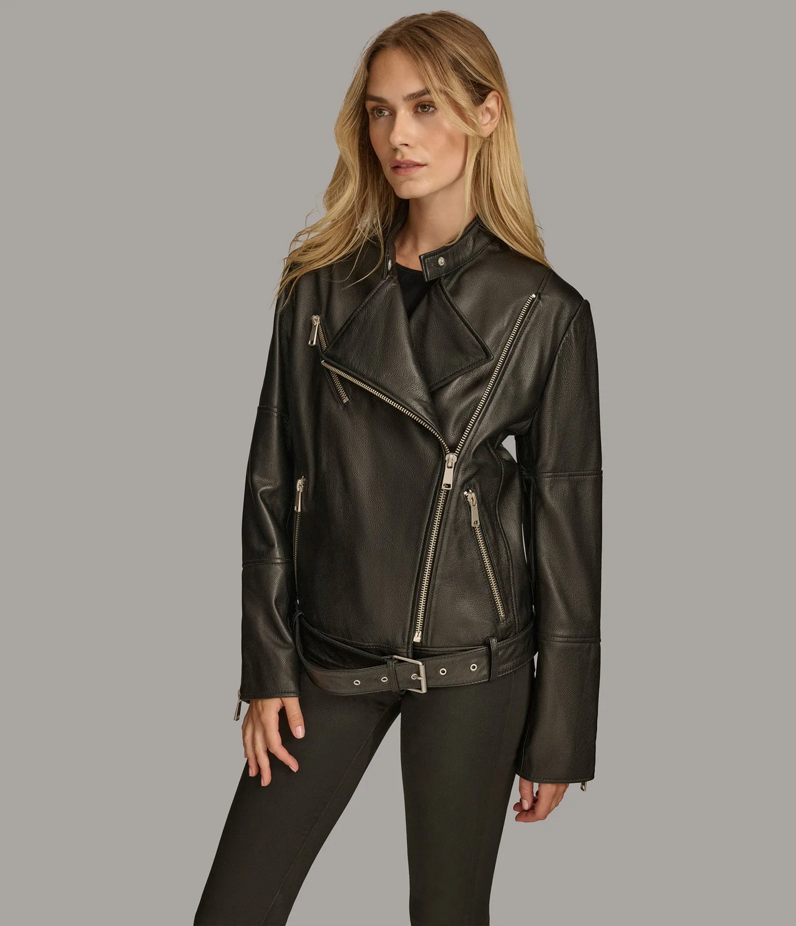 Miley Oversized Moto Jacket