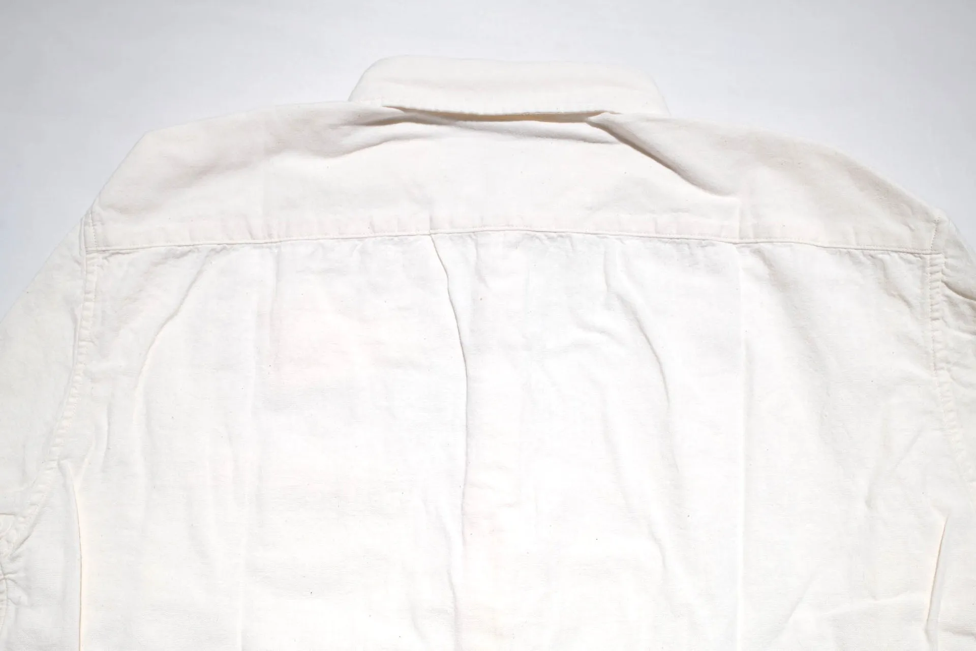 Momotaro 5oz Selvage Chambray Oxford Shirt (Natural)