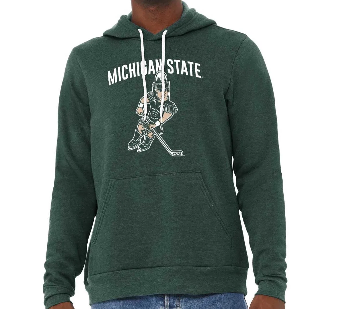 MSU Hockey Sparty Green Sweatshirt