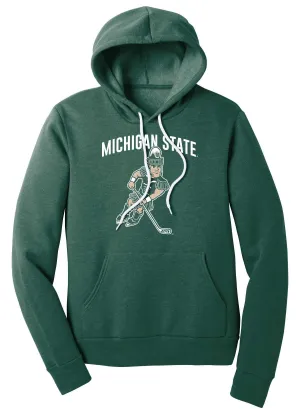 MSU Hockey Sparty Green Sweatshirt