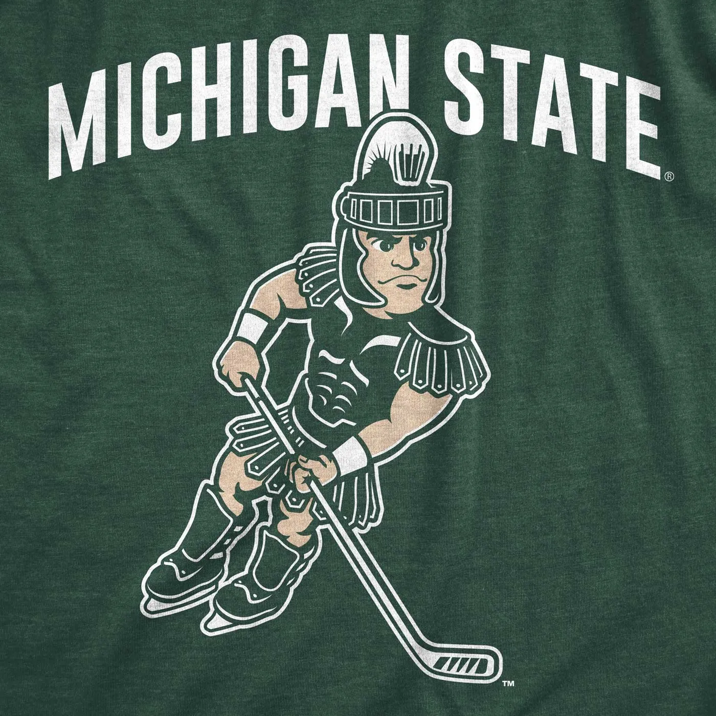 MSU Hockey Sparty Green Sweatshirt