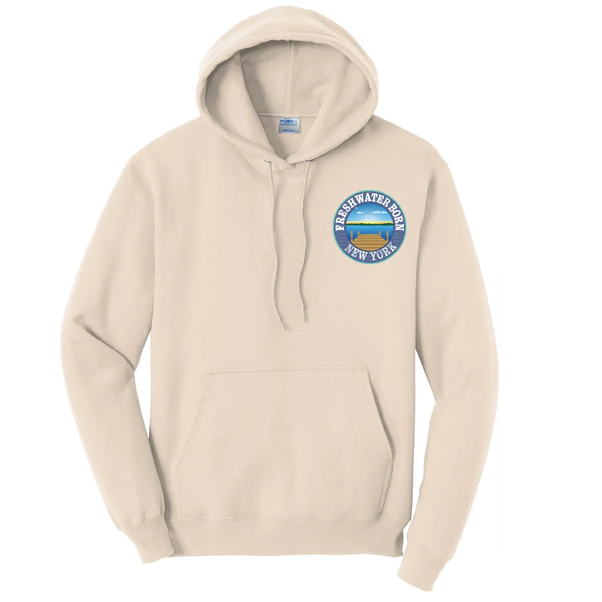 New York Freshwater Born Men's Kraken Cotton Hoodie