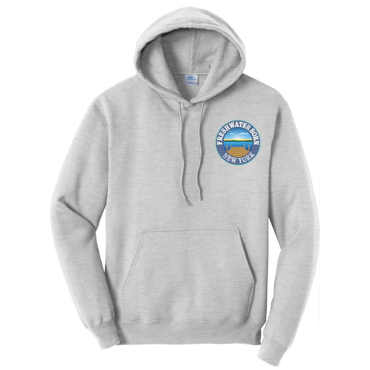 New York Freshwater Born Men's "All For Rum and Rum For All" Cotton Hoodie
