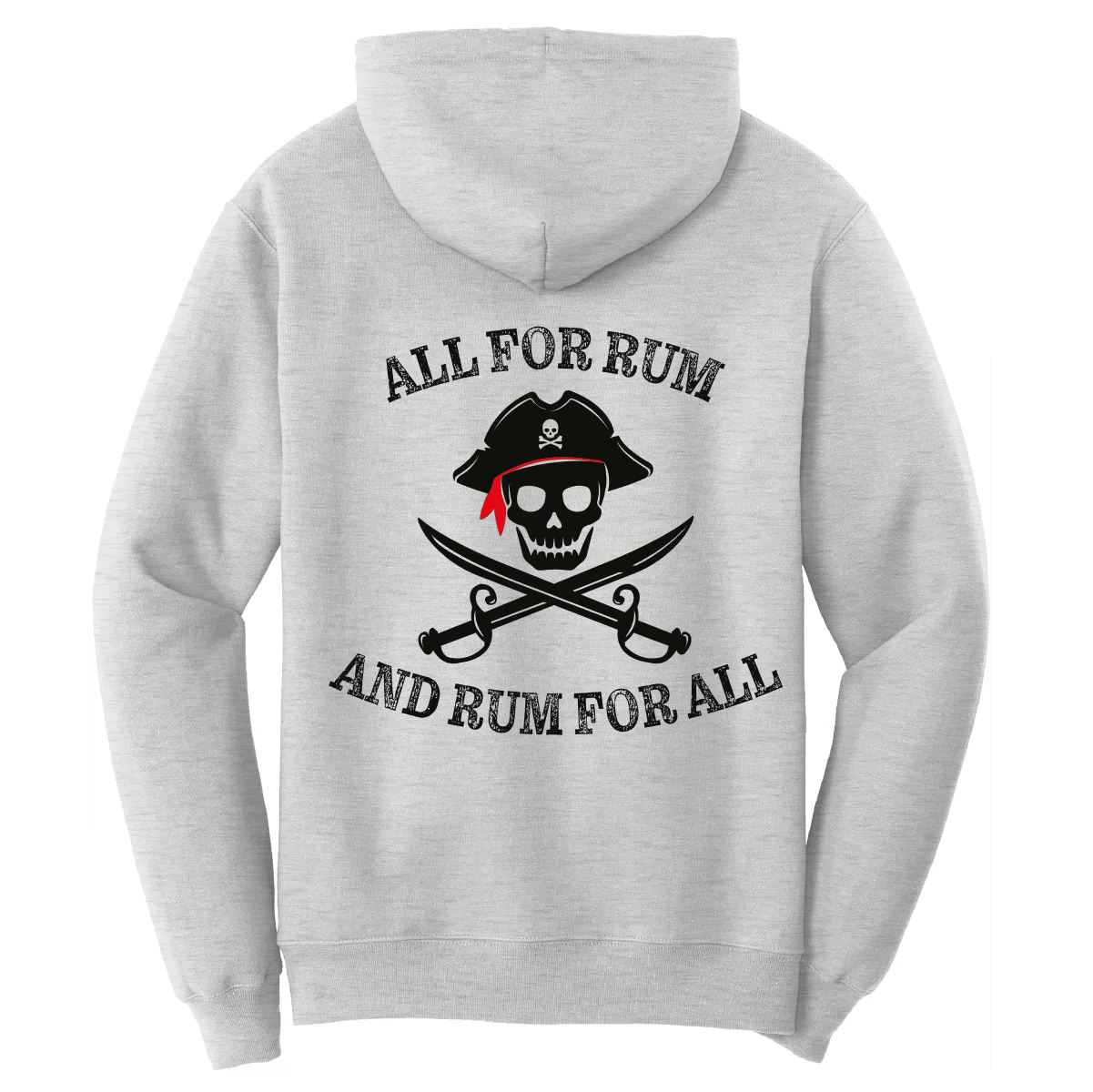 New York Freshwater Born Men's "All For Rum and Rum For All" Cotton Hoodie